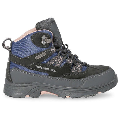 Marlin Blush - Back - Trespass Childrens-Kids Cumberbatch Waterproof Walking Boots