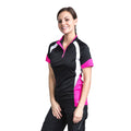 Black - Side - Trespass Womens-Ladies Harpa Short Sleeve Cycling Top