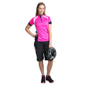 Pink Glow - Pack Shot - Trespass Womens-Ladies Harpa Short Sleeve Cycling Top