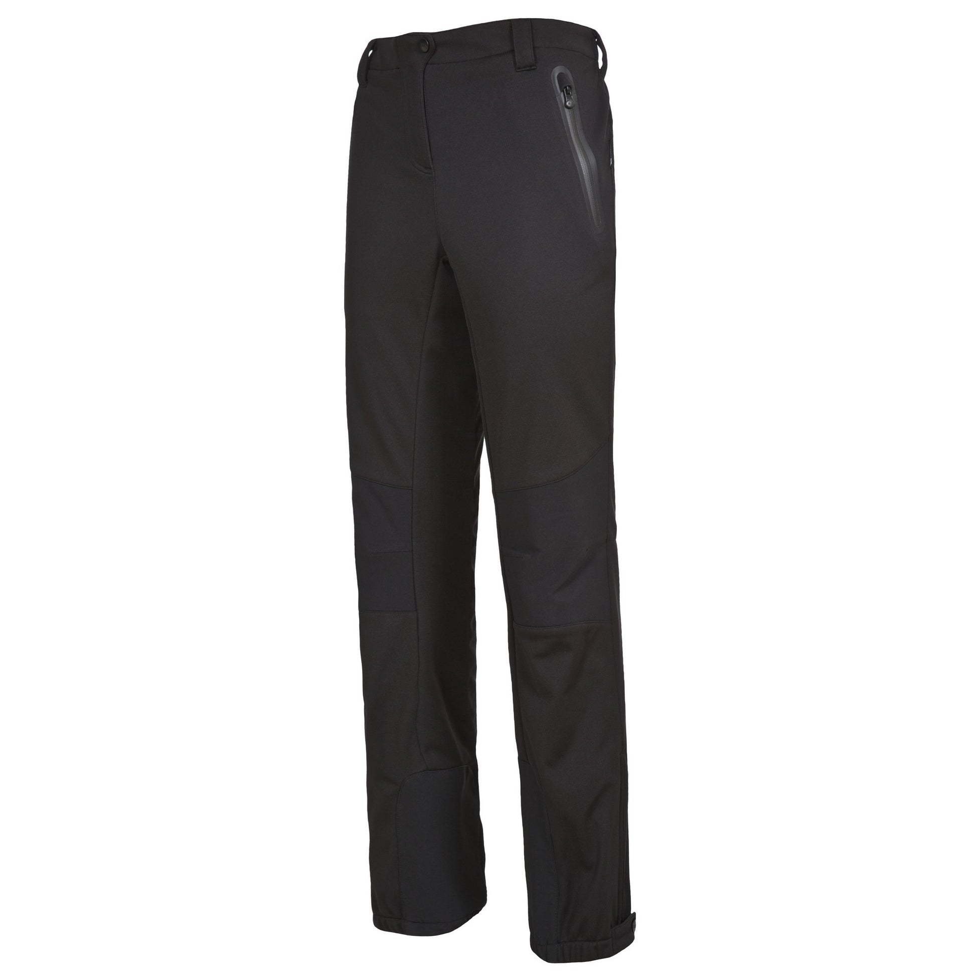 Black - Lifestyle - Trespass Womens-Ladies Sola Softshell Outdoor Trousers