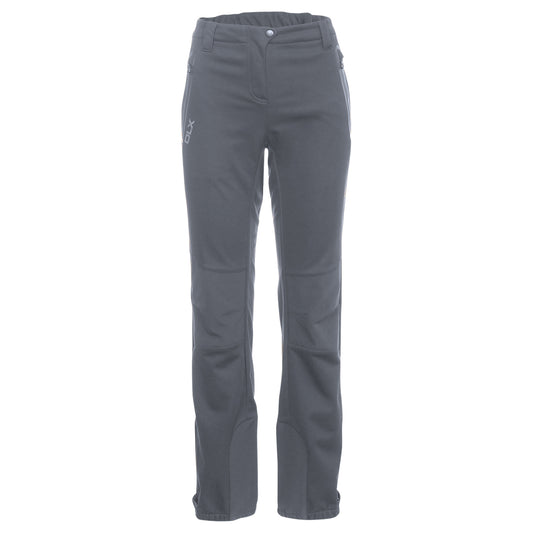 Carbon - Front - Trespass Womens-Ladies Sola Softshell Outdoor Trousers