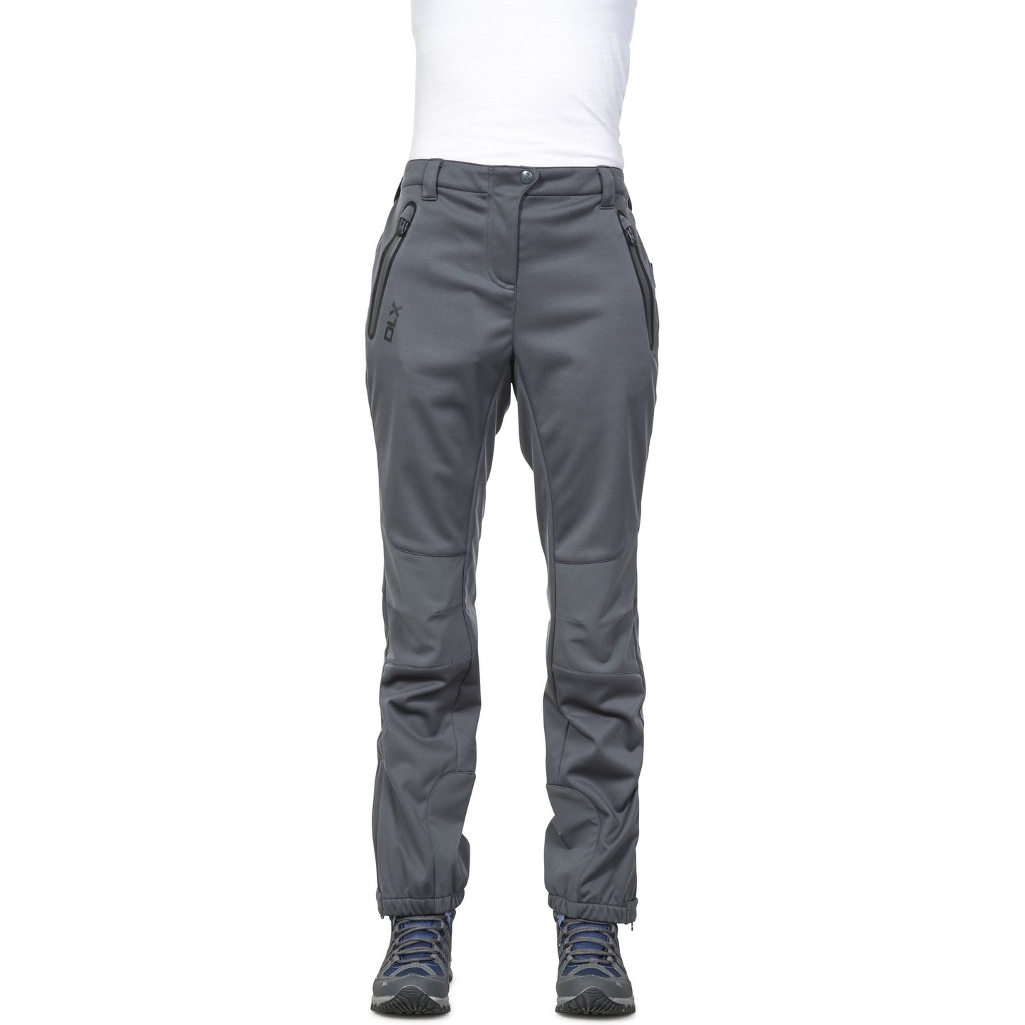 Carbon - Back - Trespass Womens-Ladies Sola Softshell Outdoor Trousers