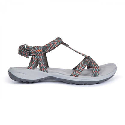 Carbon - Front - Trespass Womens-Ladies Hueco Sandals