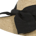 Natural - Back - Trespass Womens-Ladies Brimming Straw Summer Hat