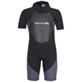 Black - Front - Trespass Childrens Boys Scuba 3mm Short Wetsuit