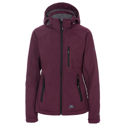 Fig - Front - Trespass Womens-Ladies Bela II Waterproof Soft Shell Jacket
