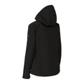 Black - Back - Trespass Womens-Ladies Bela II Waterproof Soft Shell Jacket