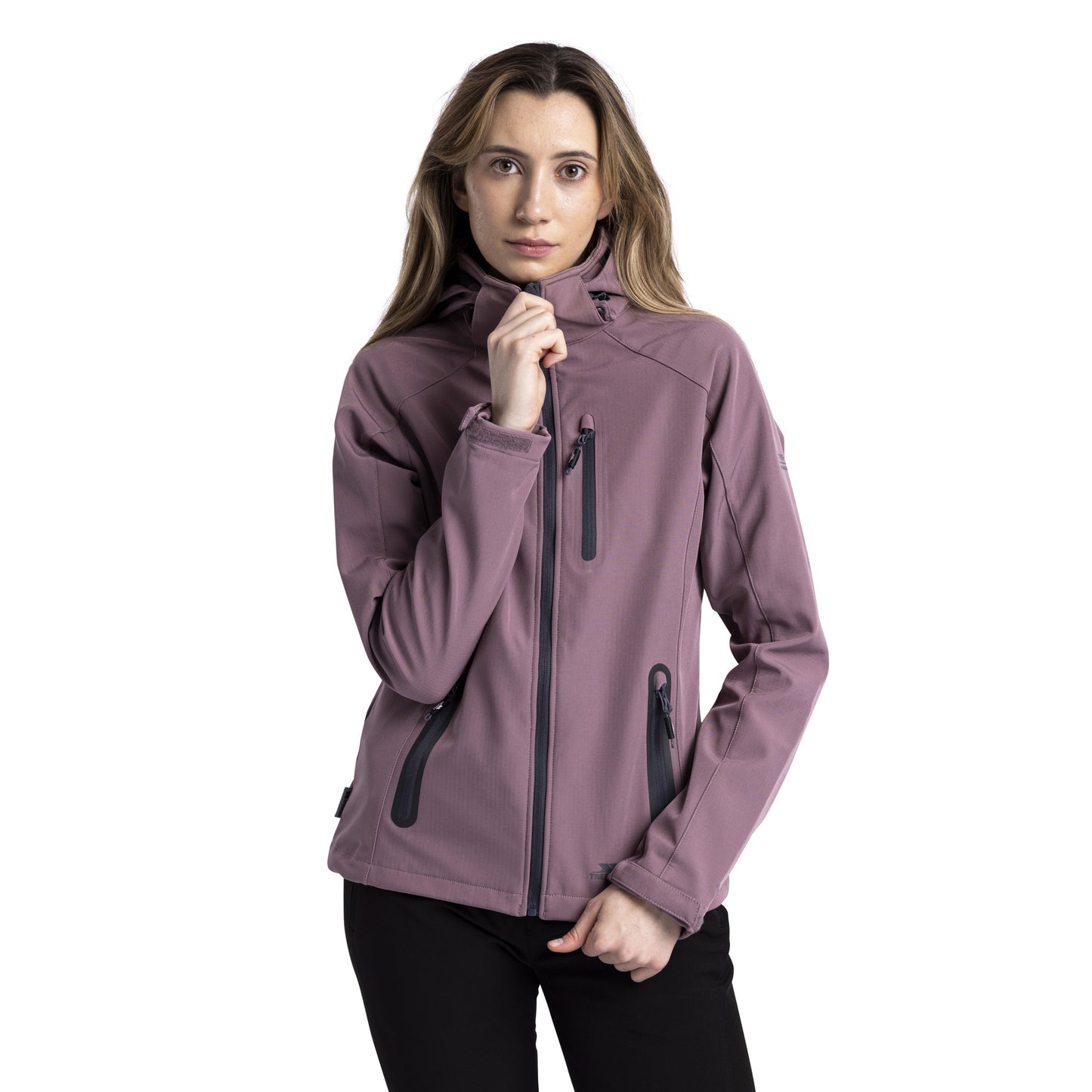 Rose Tone - Front - Trespass Womens-Ladies Bela II Waterproof Soft Shell Jacket