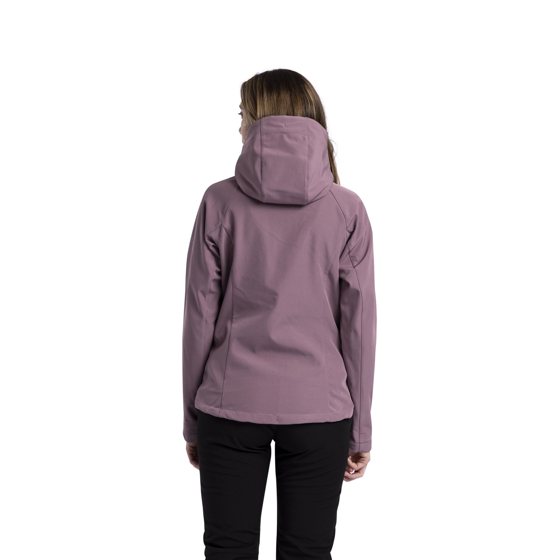 Rose Tone - Back - Trespass Womens-Ladies Bela II Waterproof Soft Shell Jacket