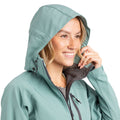 Teal Mist - Lifestyle - Trespass Womens-Ladies Bela II Waterproof Softshell Jacket