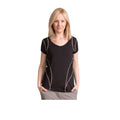 Black - Side - Trespass Womens-Ladies Erlin Short Sleeve Sports T-Shirt