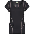 Black - Front - Trespass Womens-Ladies Erlin Short Sleeve Sports T-Shirt