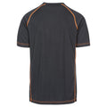 Bright Blue-Shocking Orange - Side - Trespass Mens Ethen Short Sleeve Active T-Shirt