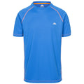 Bright Blue-Shocking Orange - Front - Trespass Mens Ethen Short Sleeve Active T-Shirt