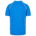 Bright Blue-Shocking Orange - Back - Trespass Mens Ethen Short Sleeve Active T-Shirt