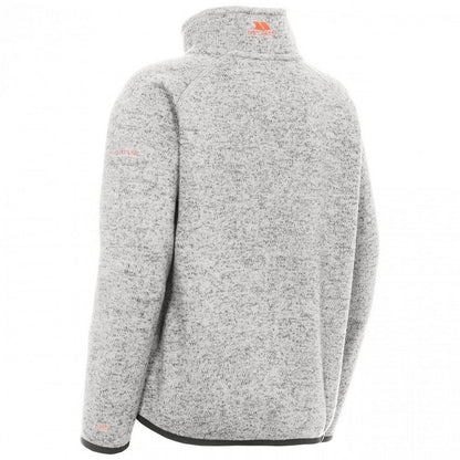 Grey Marl - Back - Trespass Childrens Boys Mario Full Zip Fleece Jacket