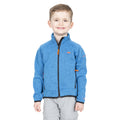 Blue Marl - Side - Trespass Childrens Boys Mario Full Zip Fleece Jacket