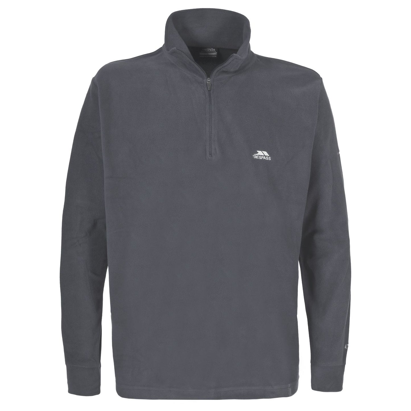 Flint - Front - Trespass Childrens-Kids Masonville Zip Neck Microfleece Top
