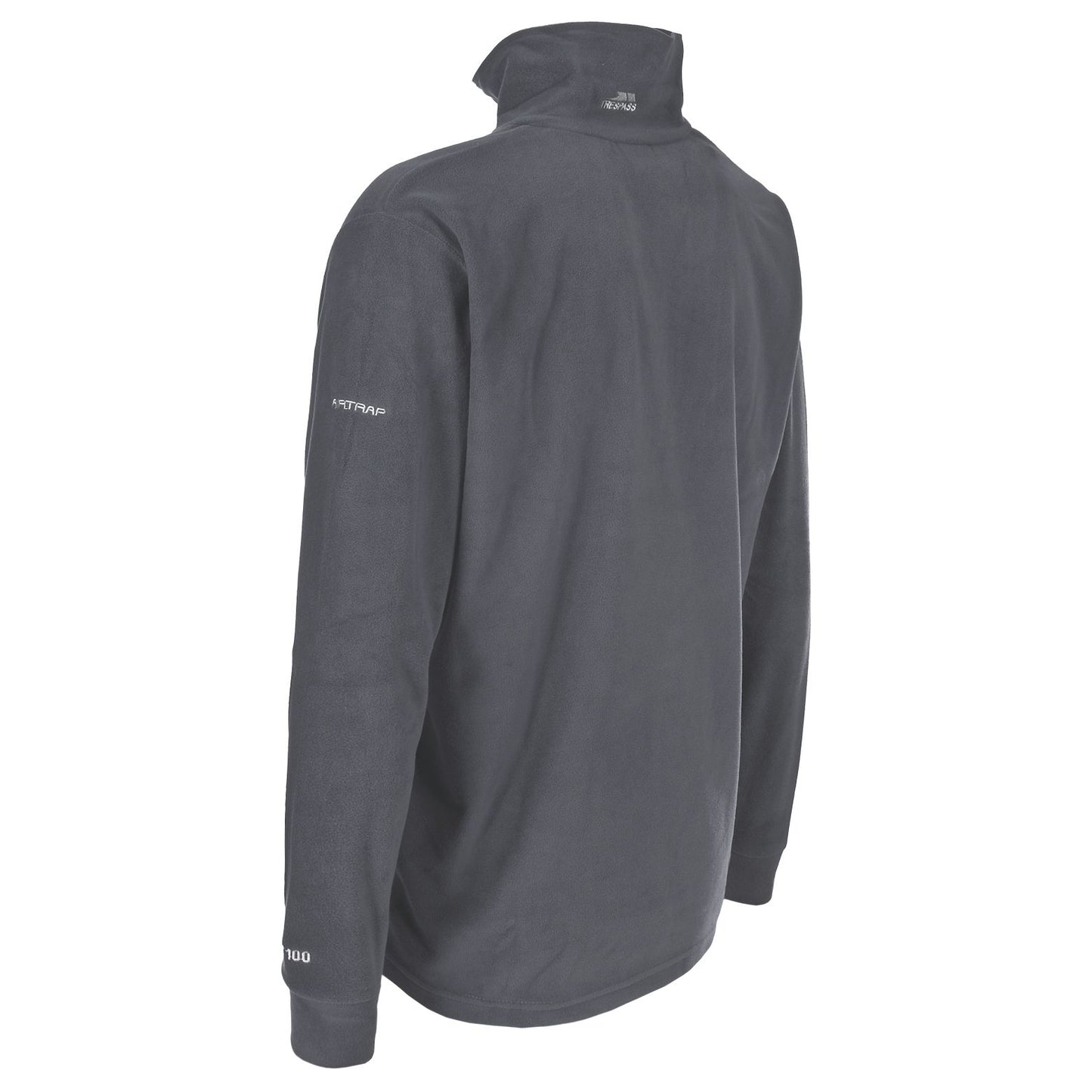 Flint - Back - Trespass Childrens-Kids Masonville Zip Neck Microfleece Top