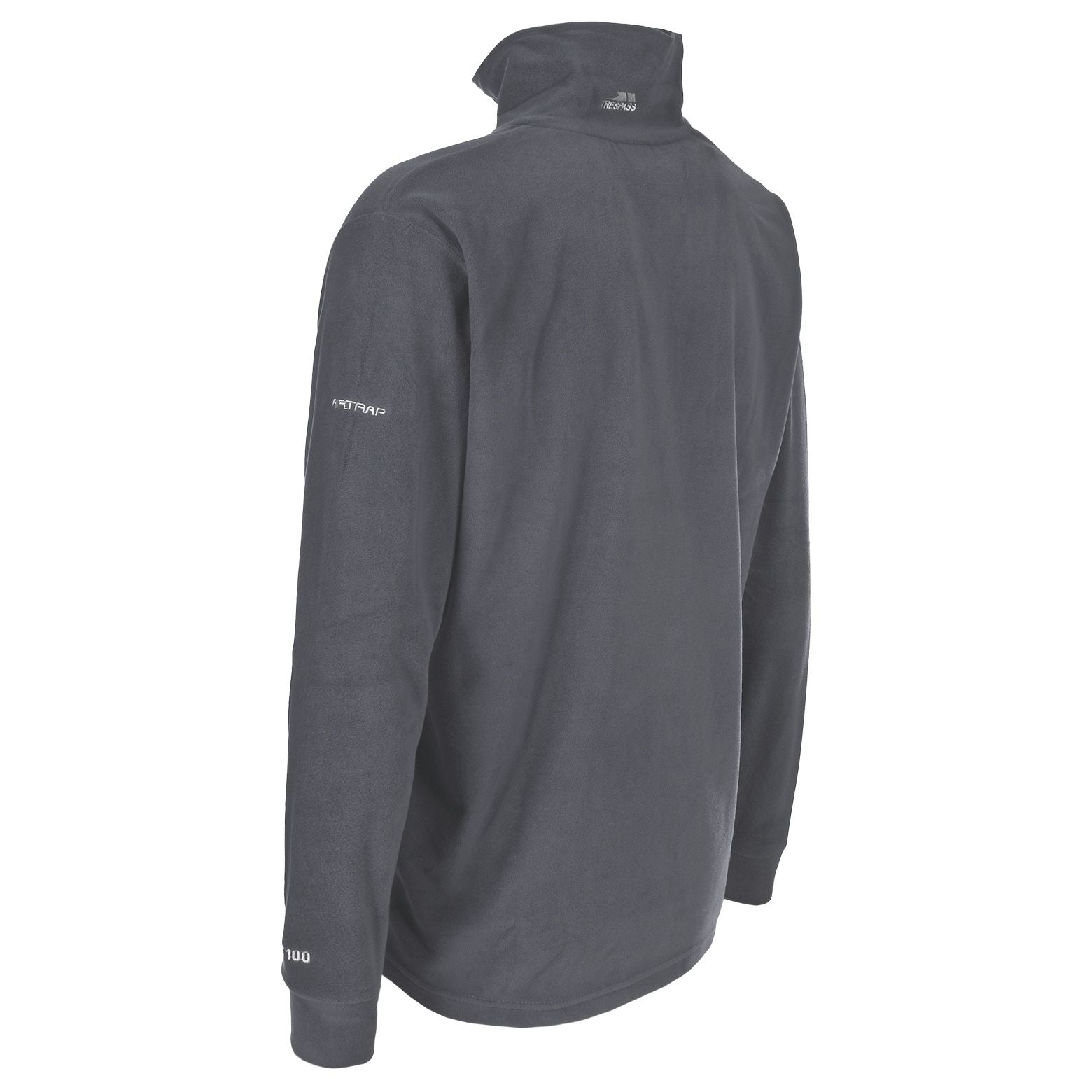 Flint - Back - Trespass Childrens-Kids Masonville Zip Neck Microfleece Top