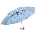 Blue Chevron Print - Front - Trespass Maggiemay Automatic Umbrella