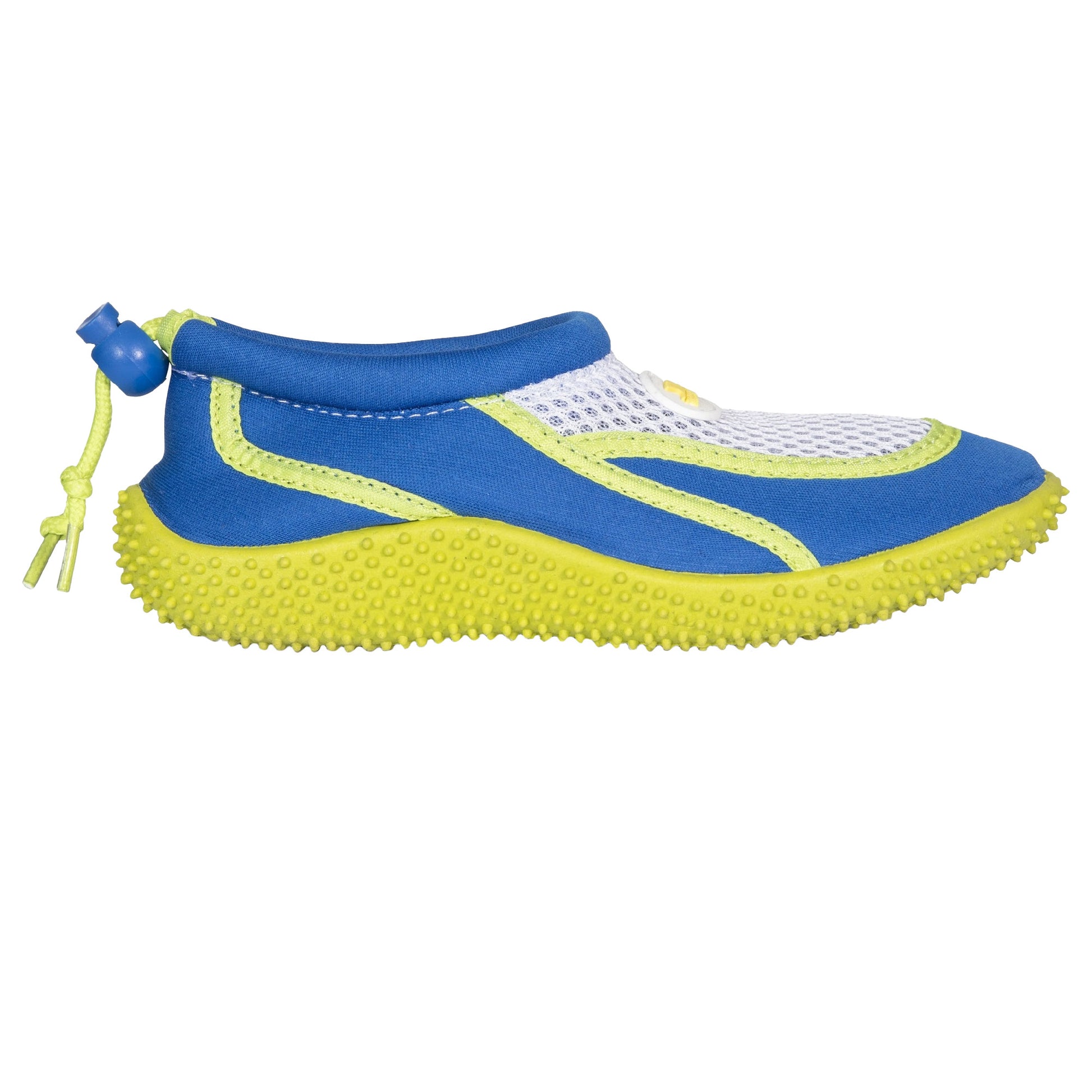 Blue - Side - Trespass Childrens Boys Squidder Slip On Aqua Shoes
