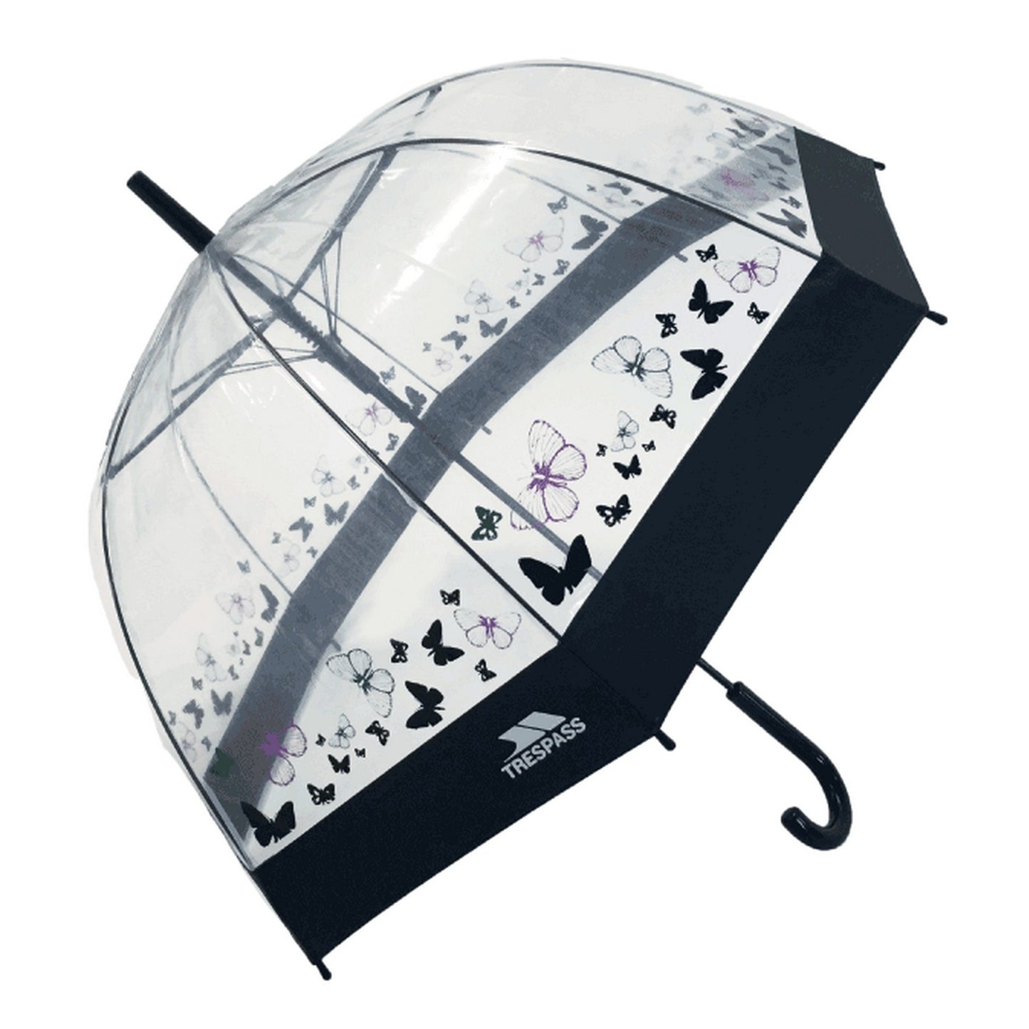 Butterfly Print - Back - Trespass Papillon Clear Umbrella