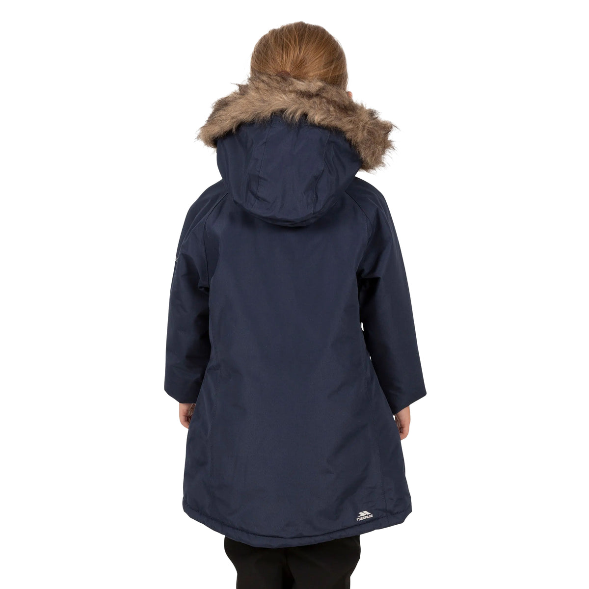 Navy - Lifestyle - Trespass Childrens Girls Fame Waterproof Parka Jacket