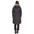 Black - Side - Trespass Womens-Ladies Phyllis Parka Down Jacket