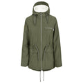Moss - Front - Trespass Womens-Ladies Forever Wateproof Parka Jacket