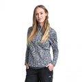 Grey Marl - Side - Trespass Womens-Ladies Indira Long Sleeve Full Zip Active Top