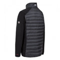 Black - Back - Trespass Mens Saunter Full Zip Fleece Jacket