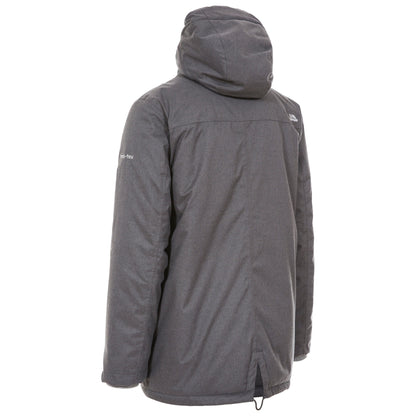 Dark Grey Marl - Side - Trespass Mens Glover Waterproof Jacket