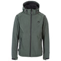 Olive Marl - Front - Trespass Mens Rafi Waterproof Softshell Jacket