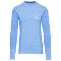 Bright Blue Marl - Front - Trespass Mens Timo Long Sleeve Active Top