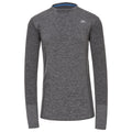 Black Marl - Front - Trespass Mens Timo Long Sleeve Active Top