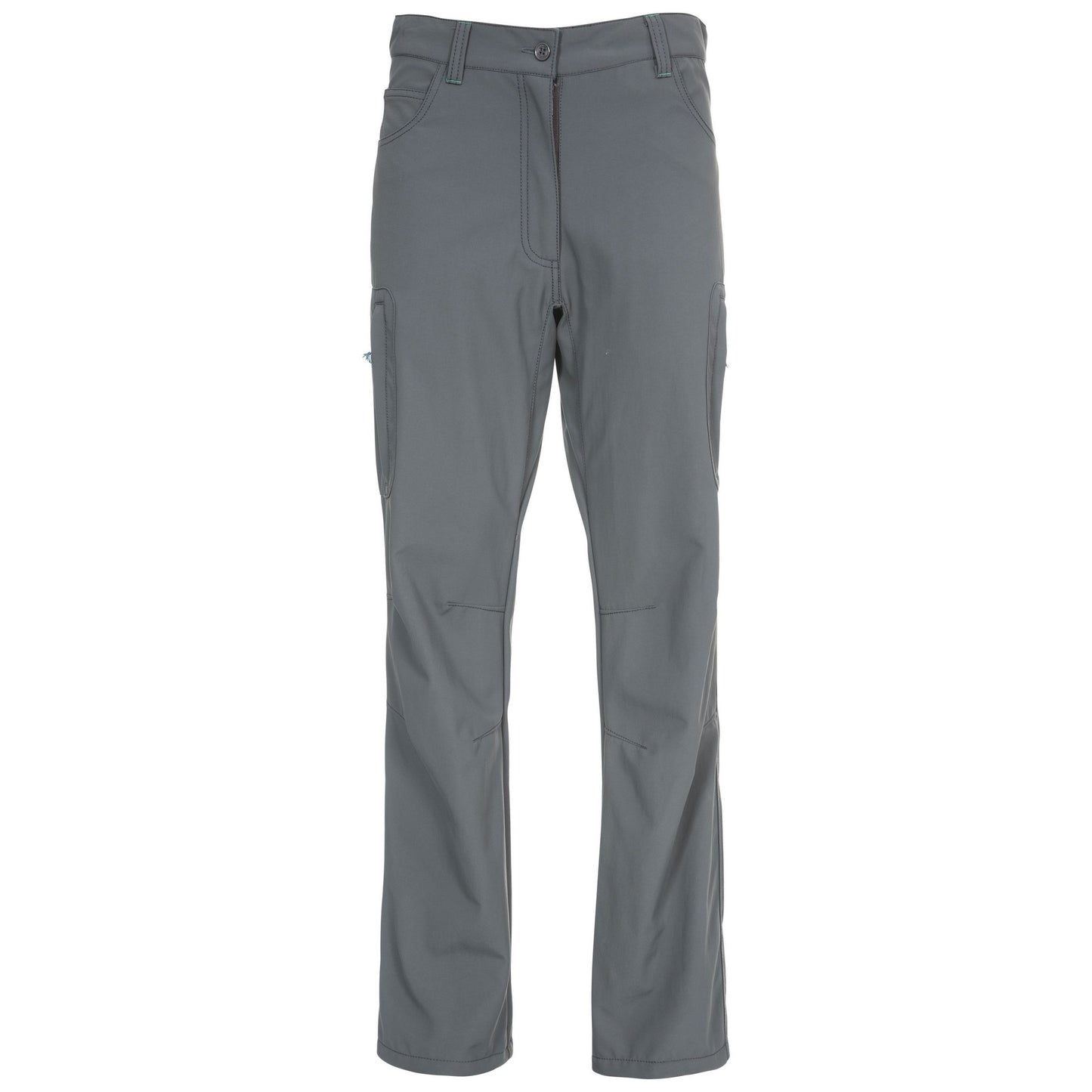 Carbon - Front - Trespass Womens-Ladies Gloom Walking Trousers