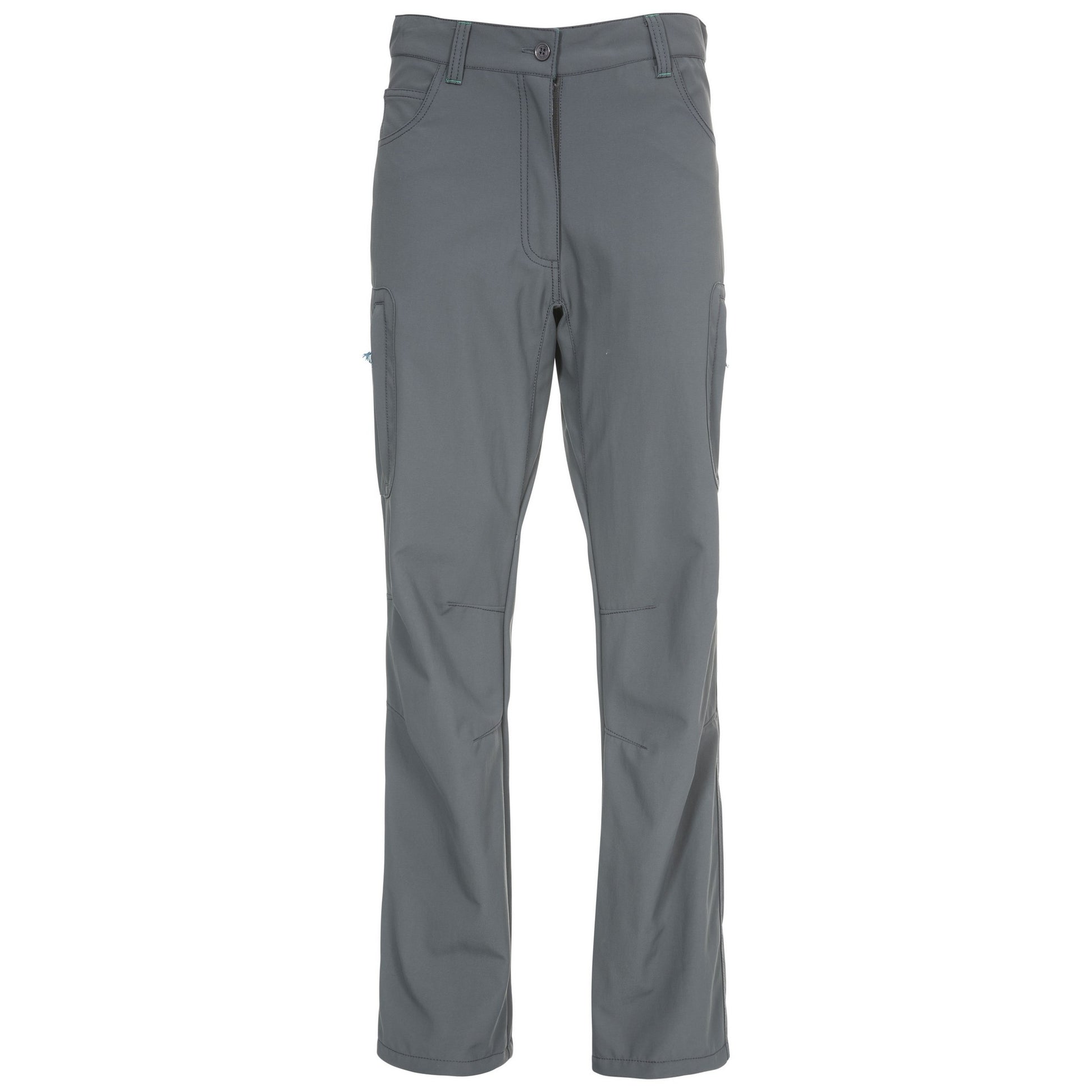 Carbon - Front - Trespass Womens-Ladies Gloom Walking Trousers