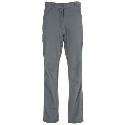 Carbon - Front - Trespass Womens-Ladies Gloom Walking Trousers
