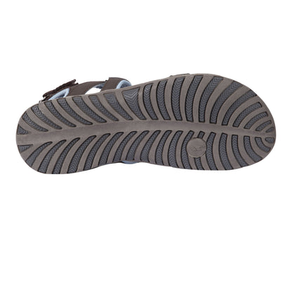 Coffee - Back - Trespass Womens-Ladies Serac Walking Sandals