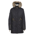 Black - Front - Trespass Womens-Ladies Eternally Waterproof Parka Jacket