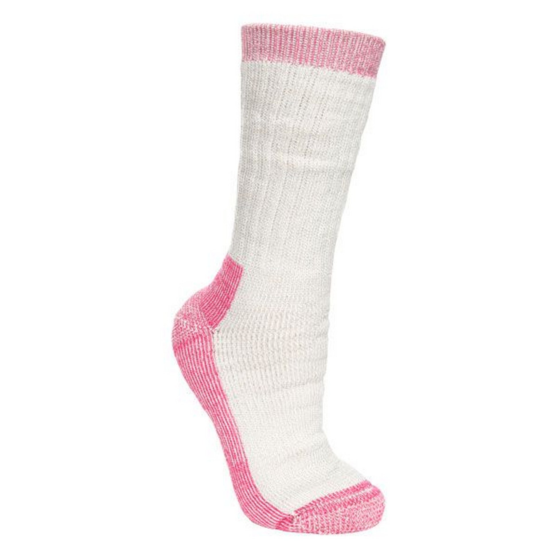 Grey Marl - Pack Shot - Trespass Womens-Ladies Springing DLX Trekking Socks