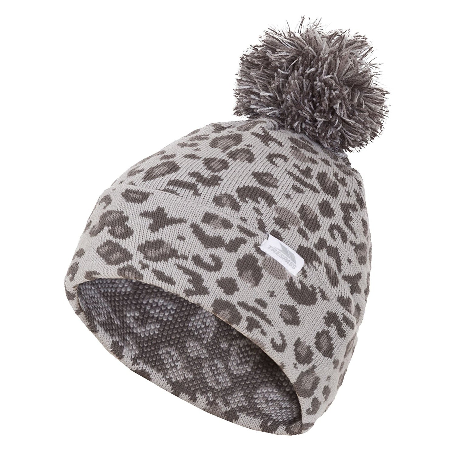 Platinum - Front - Trespass Childrens Girls Sarafina Pom Pom Beanie