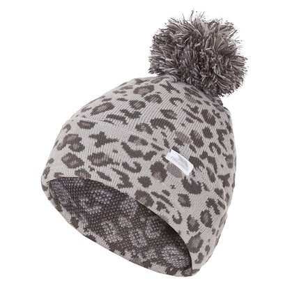 Platinum - Front - Trespass Childrens Girls Sarafina Pom Pom Beanie