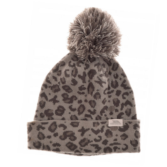 Platinum - Front - Trespass Childrens Girls Sarafina Pom Pom Beanie