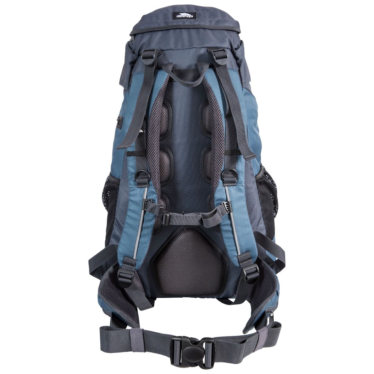 Navy - Back - Trespass Inverary Rucksack-Backpack (45 Litres)
