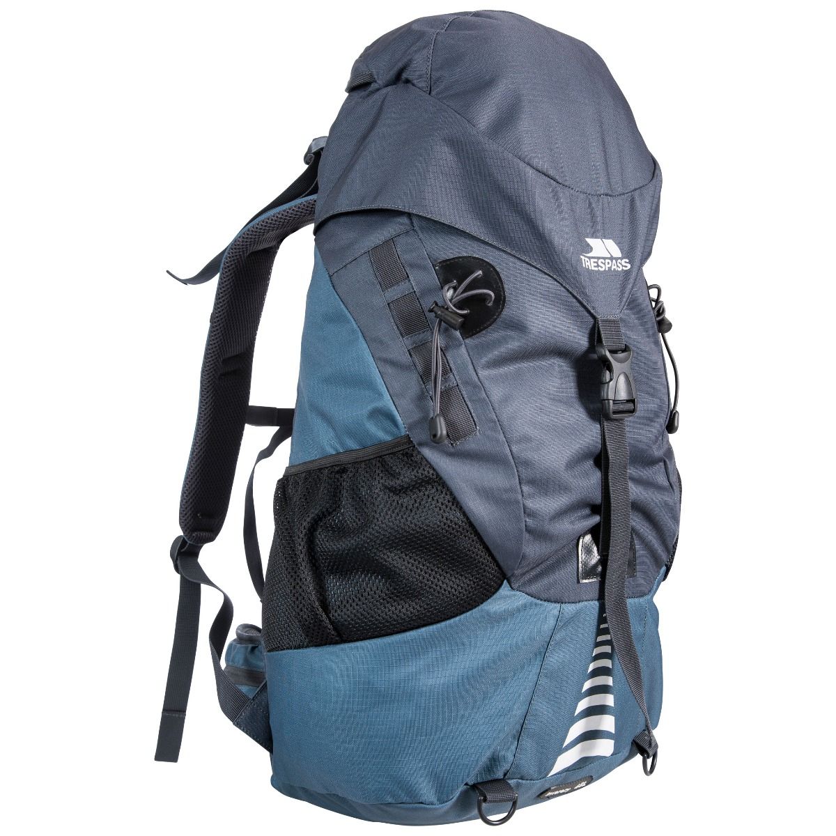Navy - Side - Trespass Inverary Rucksack-Backpack (45 Litres)