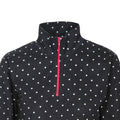 BLACK SPOT - Side - Trespass Womens-Ladies Betty II 1-2 Zip Long Sleeve Top