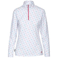 RAINBOW SPOT - Front - Trespass Womens-Ladies Betty II 1-2 Zip Long Sleeve Top