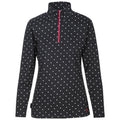 BLACK SPOT - Front - Trespass Womens-Ladies Betty II 1-2 Zip Long Sleeve Top